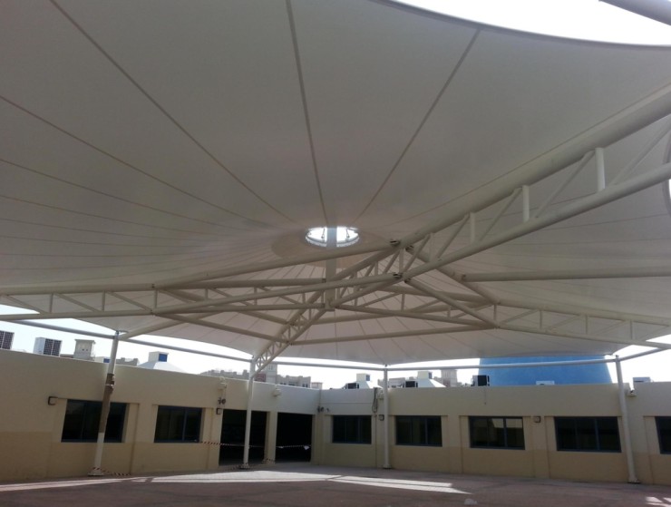 مظلات الشد الانشائي